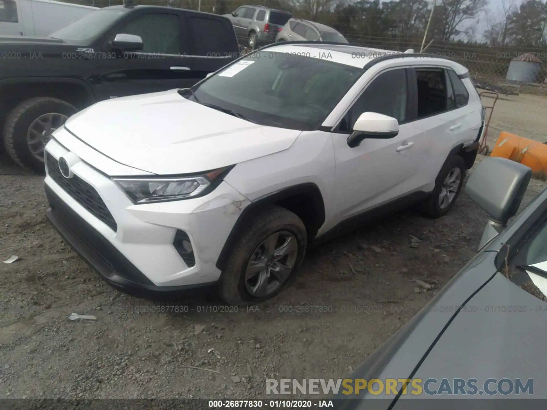 2 Photograph of a damaged car 2T3W1RFV2LC035302 TOYOTA RAV4 2020