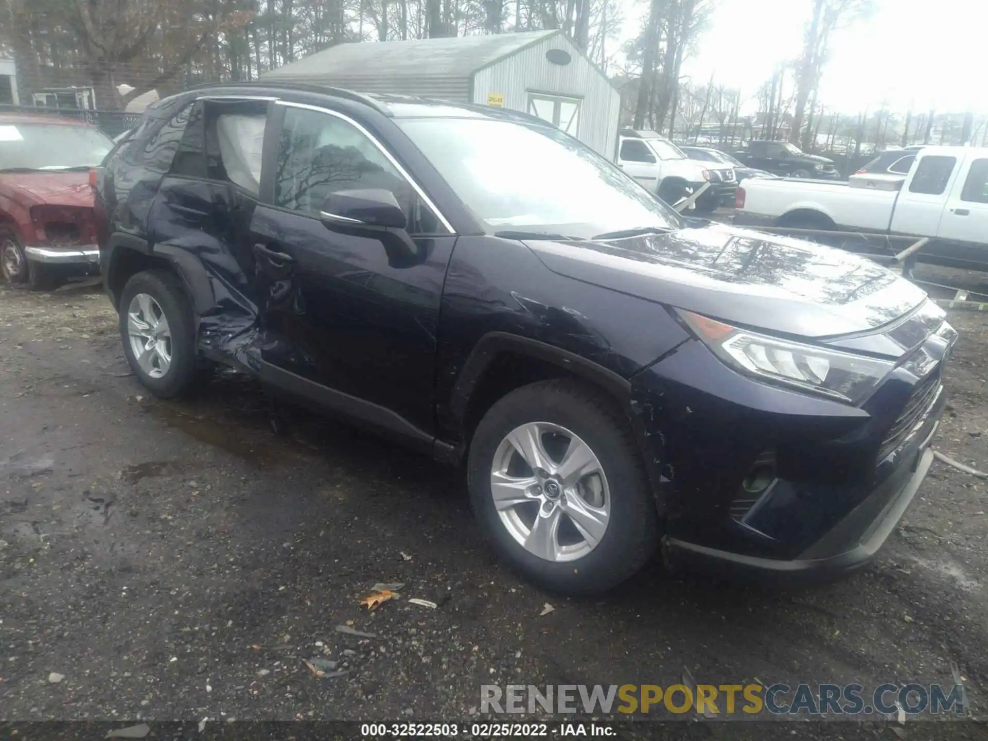 1 Photograph of a damaged car 2T3W1RFV2LC043979 TOYOTA RAV4 2020