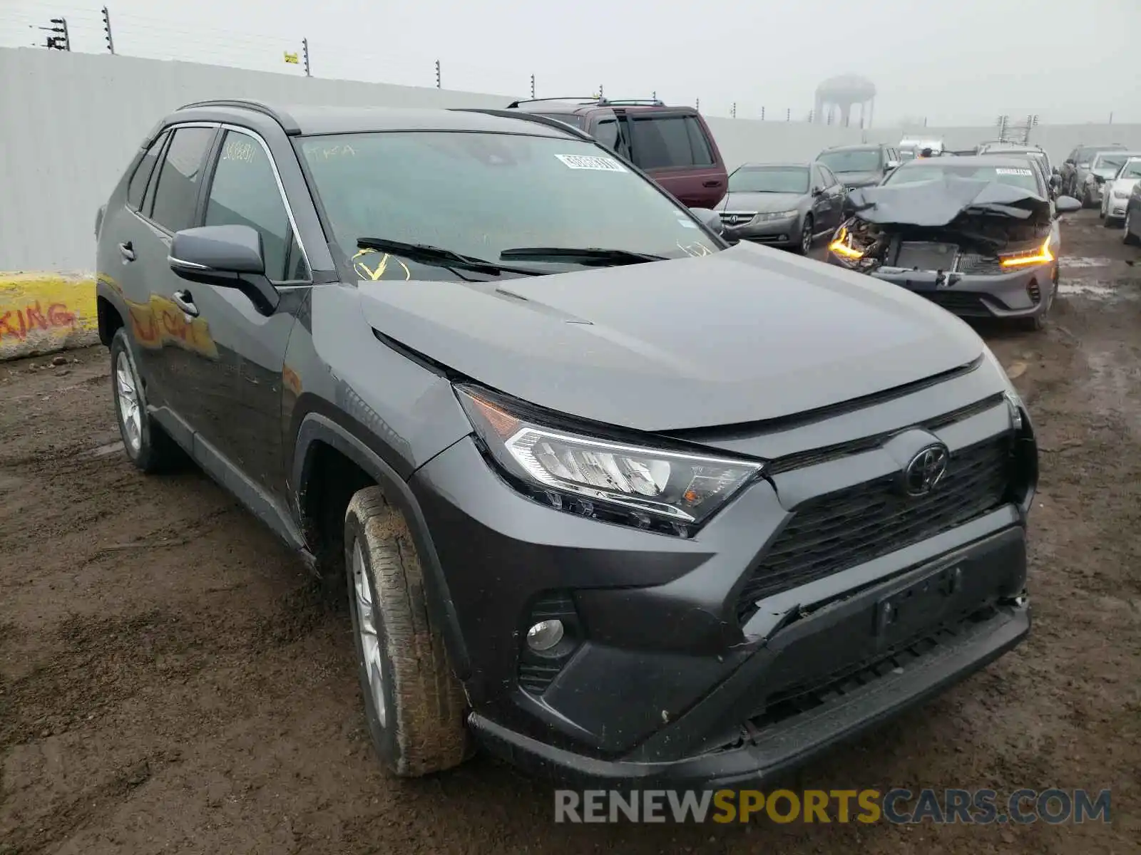 1 Photograph of a damaged car 2T3W1RFV2LC045201 TOYOTA RAV4 2020