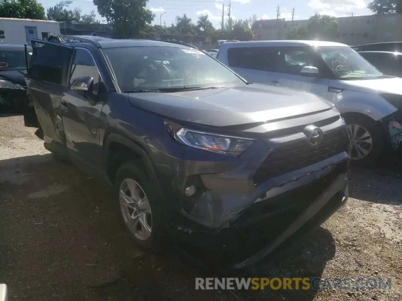 1 Photograph of a damaged car 2T3W1RFV2LC047871 TOYOTA RAV4 2020