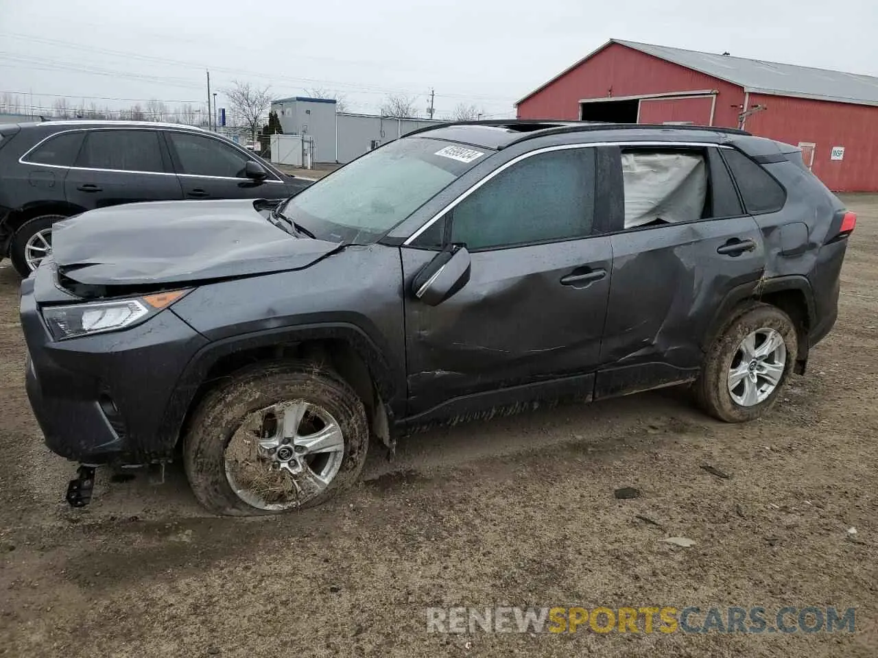 1 Photograph of a damaged car 2T3W1RFV2LC062080 TOYOTA RAV4 2020