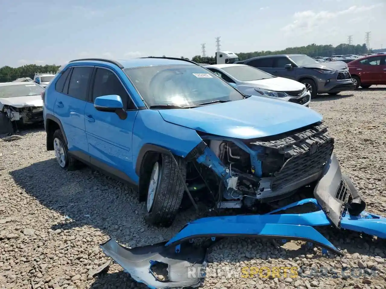 1 Photograph of a damaged car 2T3W1RFV2LC072561 TOYOTA RAV4 2020