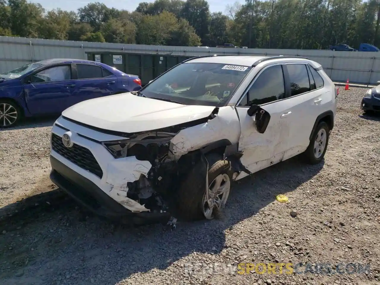 2 Photograph of a damaged car 2T3W1RFV2LW061347 TOYOTA RAV4 2020