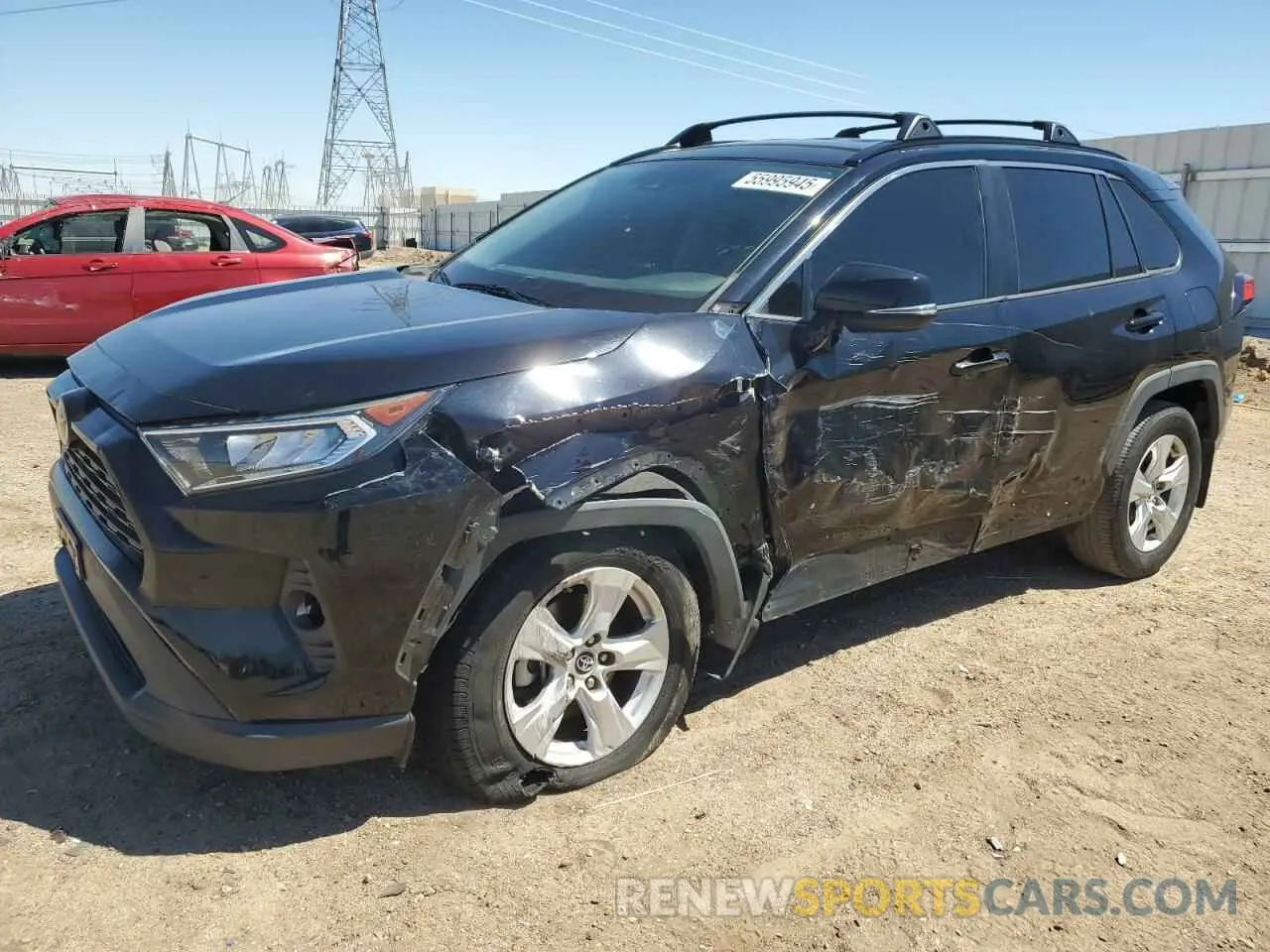 1 Photograph of a damaged car 2T3W1RFV2LW071747 TOYOTA RAV4 2020