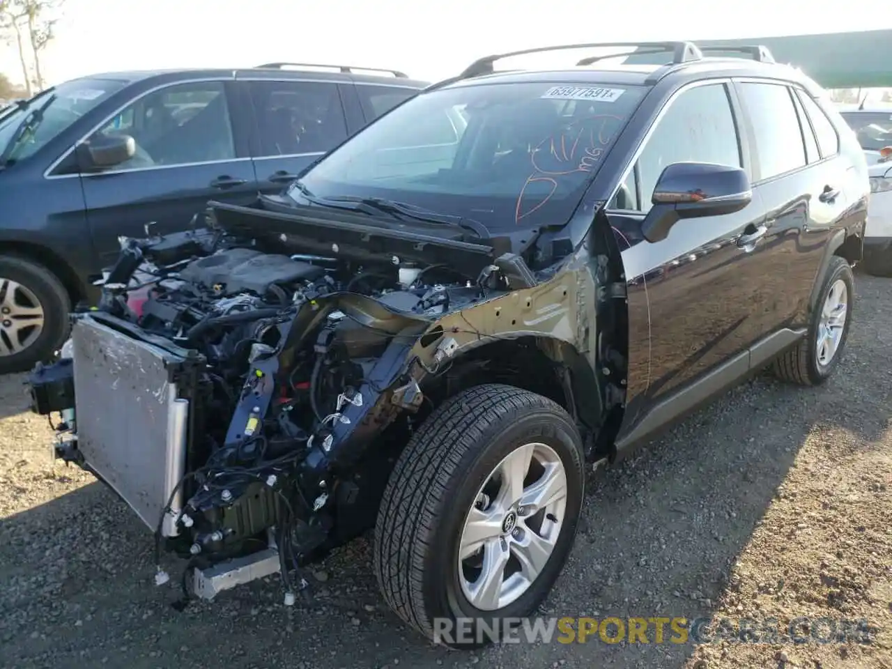 2 Photograph of a damaged car 2T3W1RFV2LW103354 TOYOTA RAV4 2020