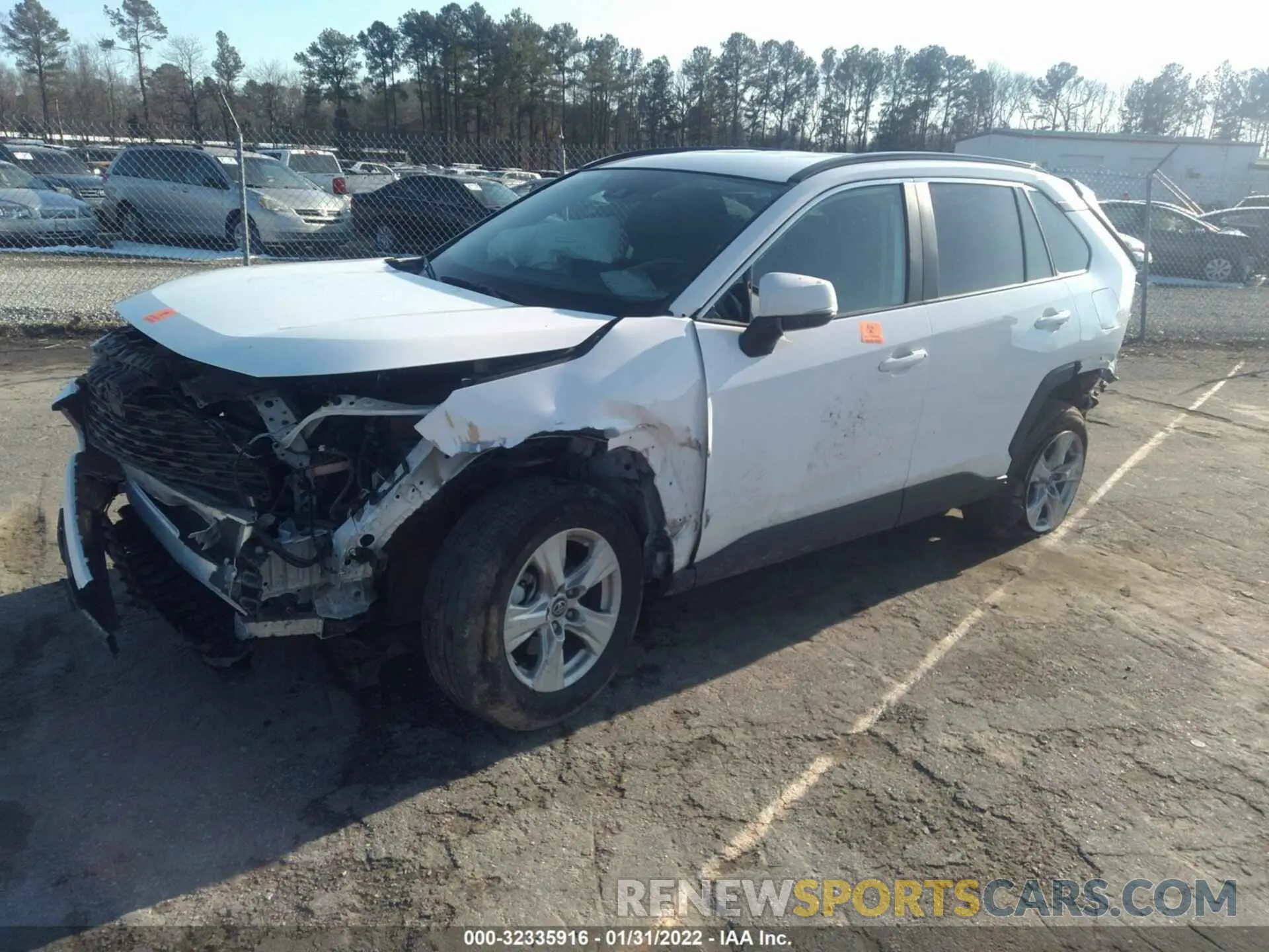 2 Photograph of a damaged car 2T3W1RFV3LC060306 TOYOTA RAV4 2020