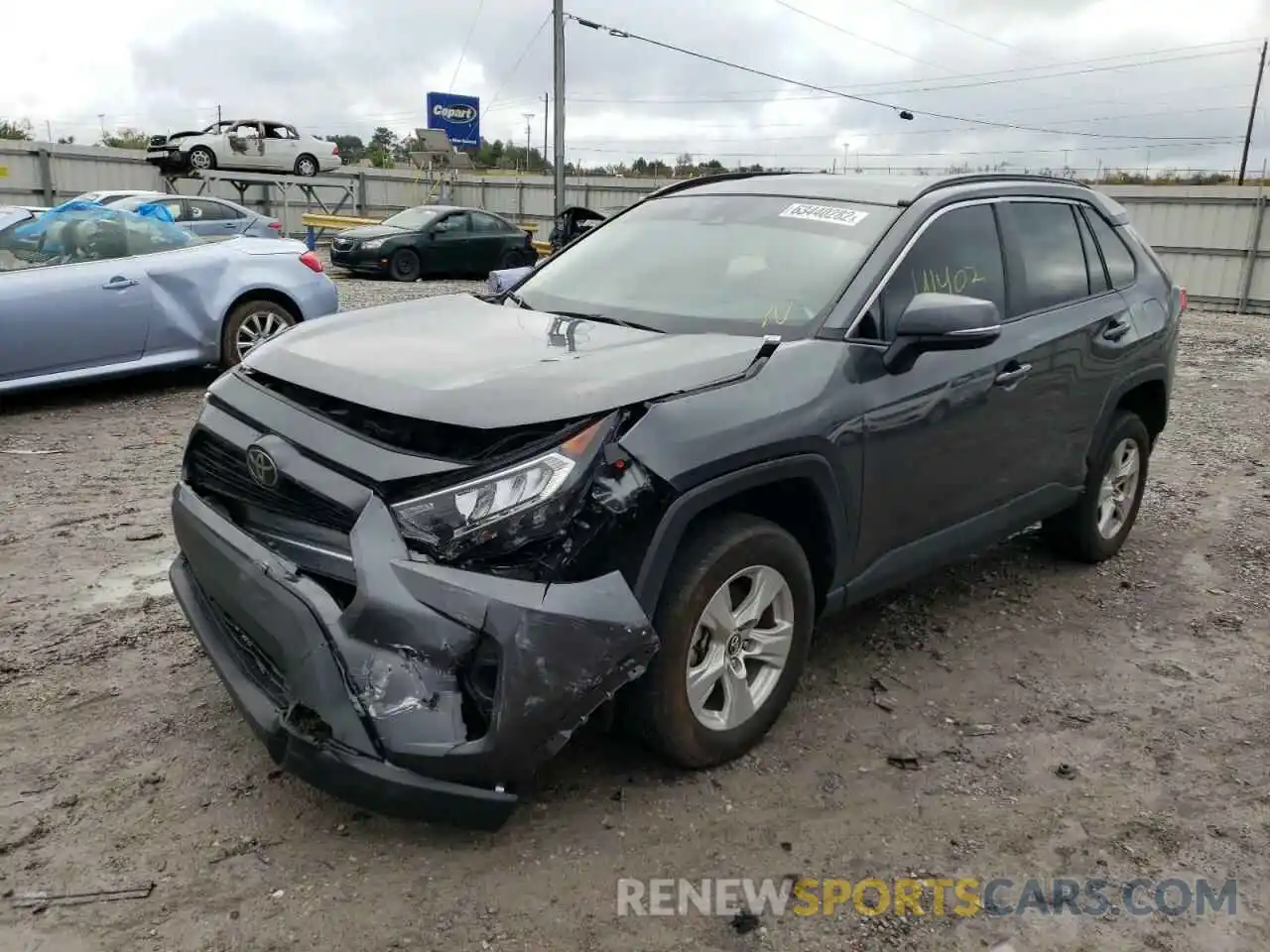 2 Photograph of a damaged car 2T3W1RFV3LC062167 TOYOTA RAV4 2020