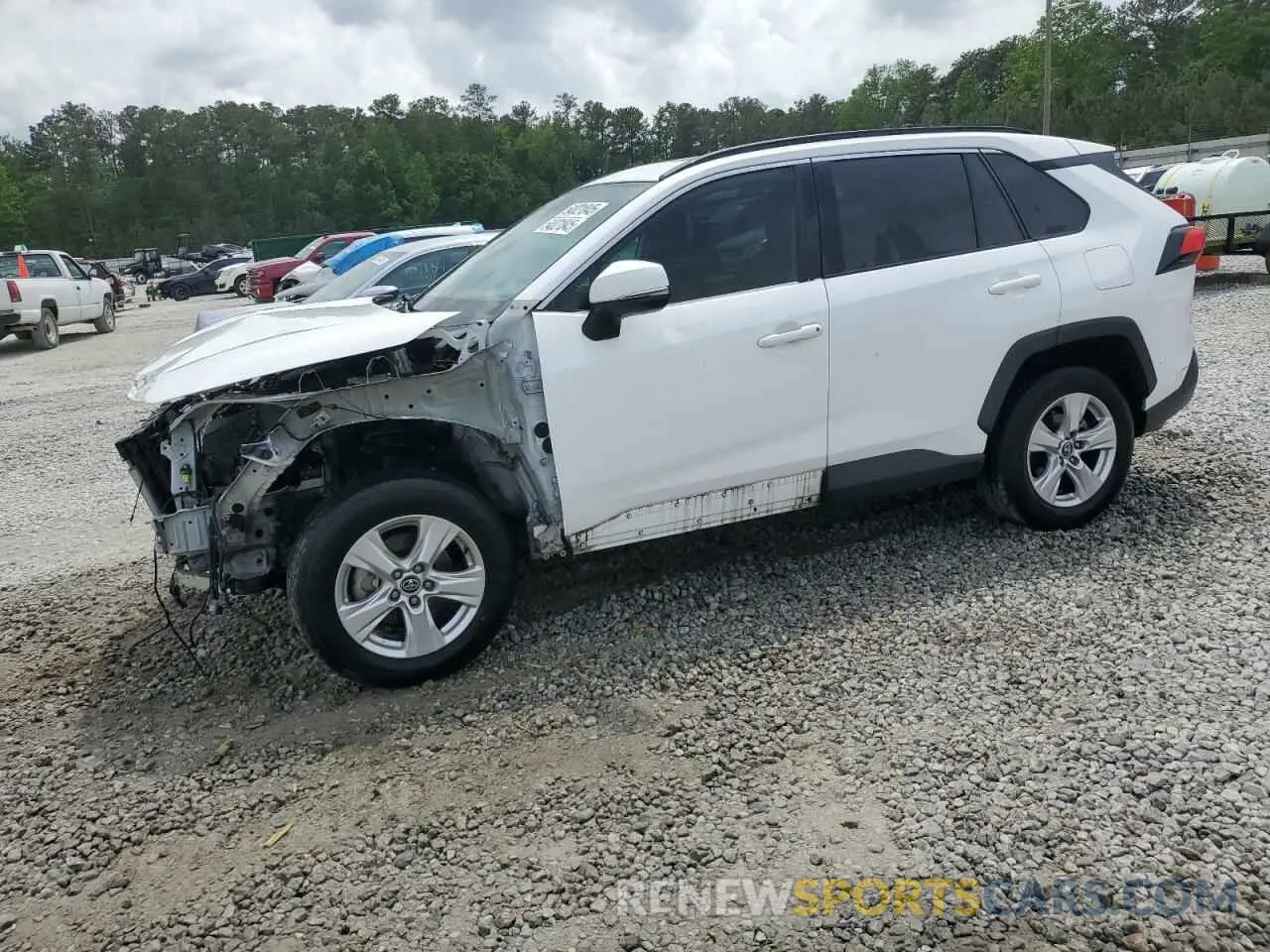 1 Photograph of a damaged car 2T3W1RFV3LC072469 TOYOTA RAV4 2020