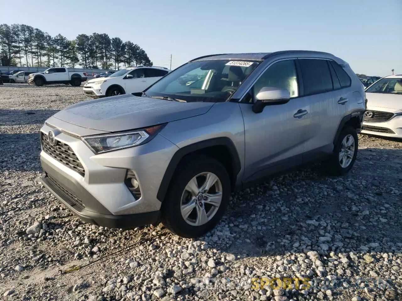 1 Photograph of a damaged car 2T3W1RFV3LC081463 TOYOTA RAV4 2020