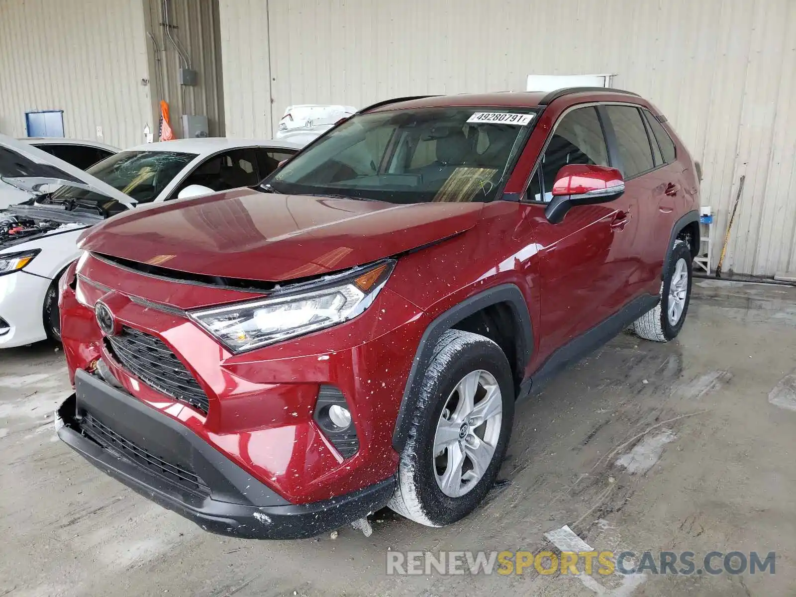 2 Photograph of a damaged car 2T3W1RFV3LW062359 TOYOTA RAV4 2020