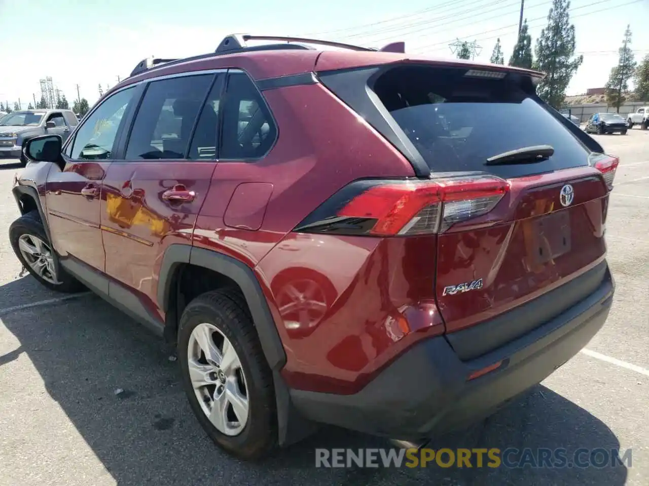 3 Photograph of a damaged car 2T3W1RFV3LW069599 TOYOTA RAV4 2020