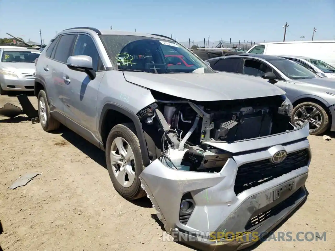 1 Photograph of a damaged car 2T3W1RFV3LW088444 TOYOTA RAV4 2020