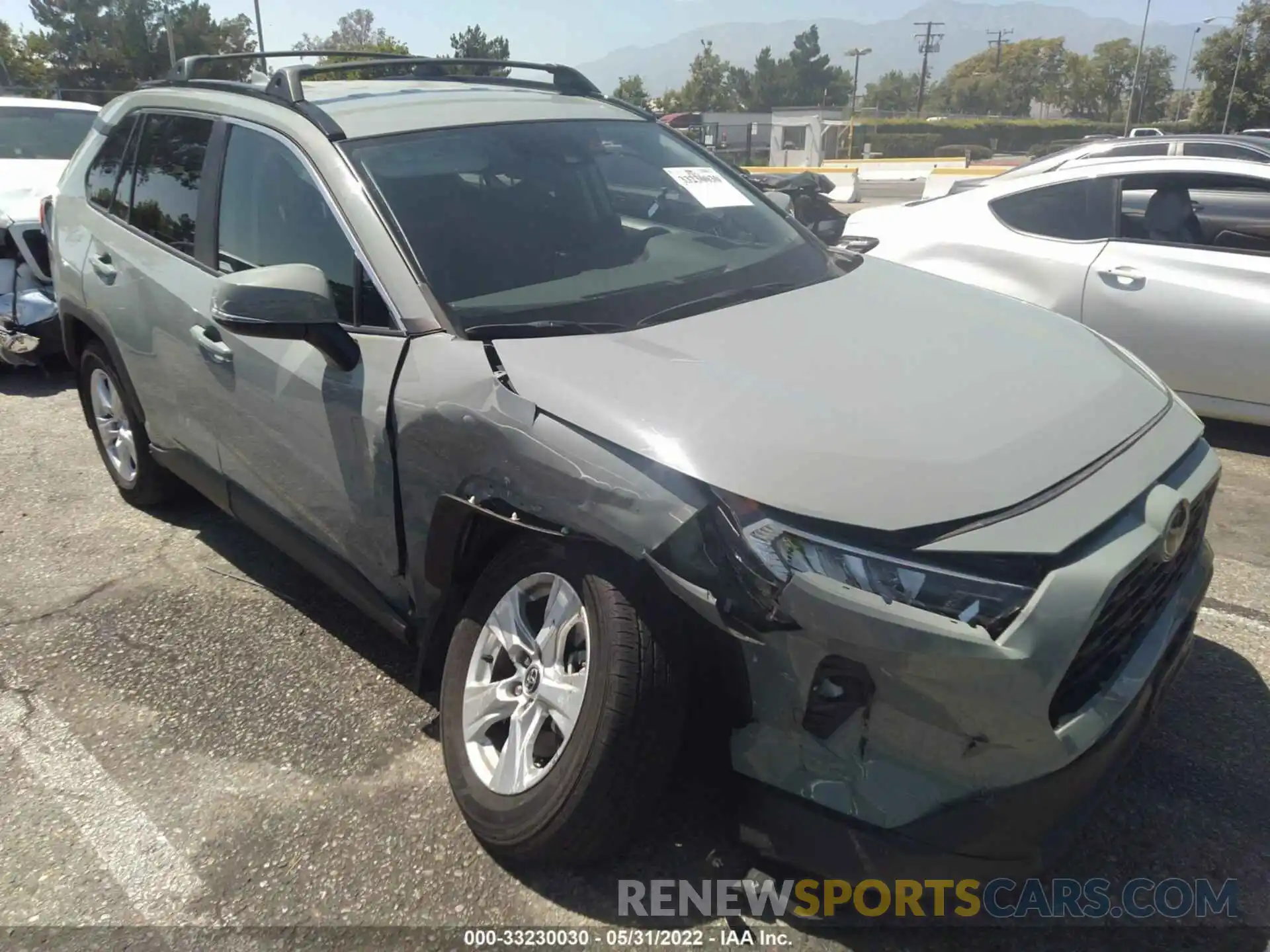 1 Photograph of a damaged car 2T3W1RFV3LW096429 TOYOTA RAV4 2020