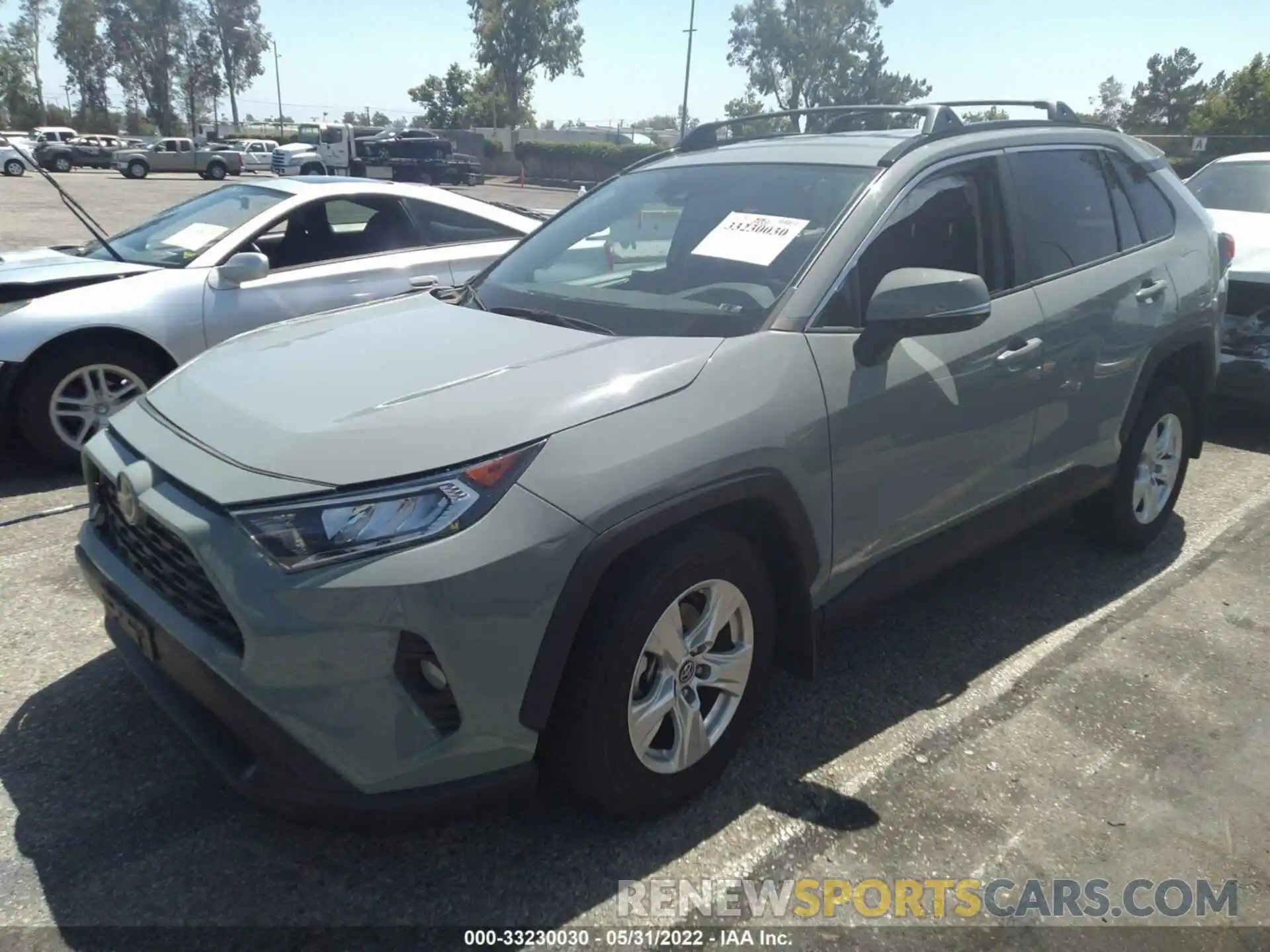 2 Photograph of a damaged car 2T3W1RFV3LW096429 TOYOTA RAV4 2020