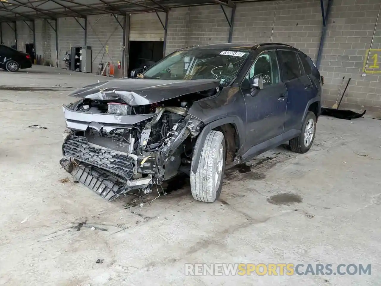 2 Photograph of a damaged car 2T3W1RFV4LC034989 TOYOTA RAV4 2020