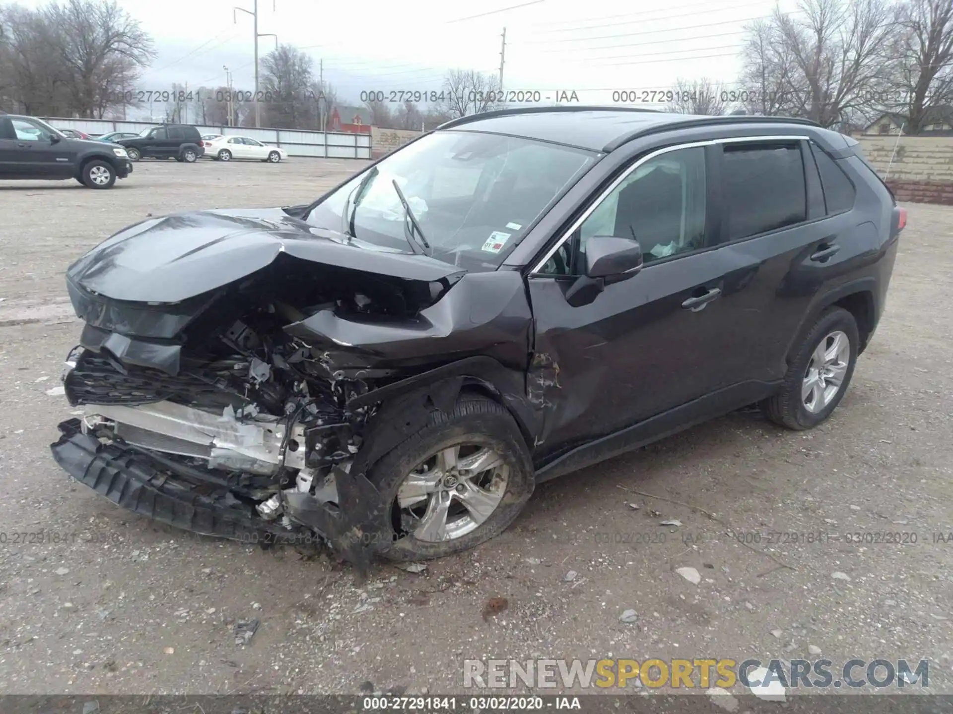 2 Photograph of a damaged car 2T3W1RFV4LC046334 TOYOTA RAV4 2020