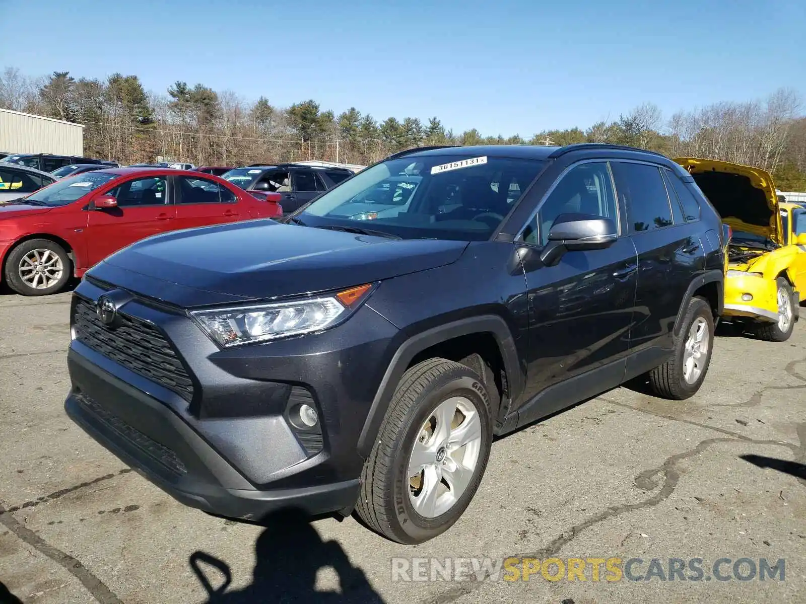 2 Photograph of a damaged car 2T3W1RFV4LC052750 TOYOTA RAV4 2020