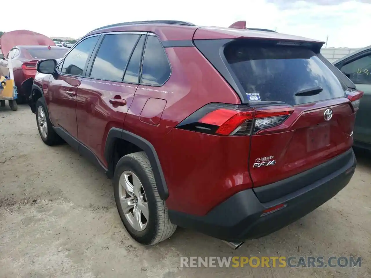 3 Photograph of a damaged car 2T3W1RFV4LC053672 TOYOTA RAV4 2020