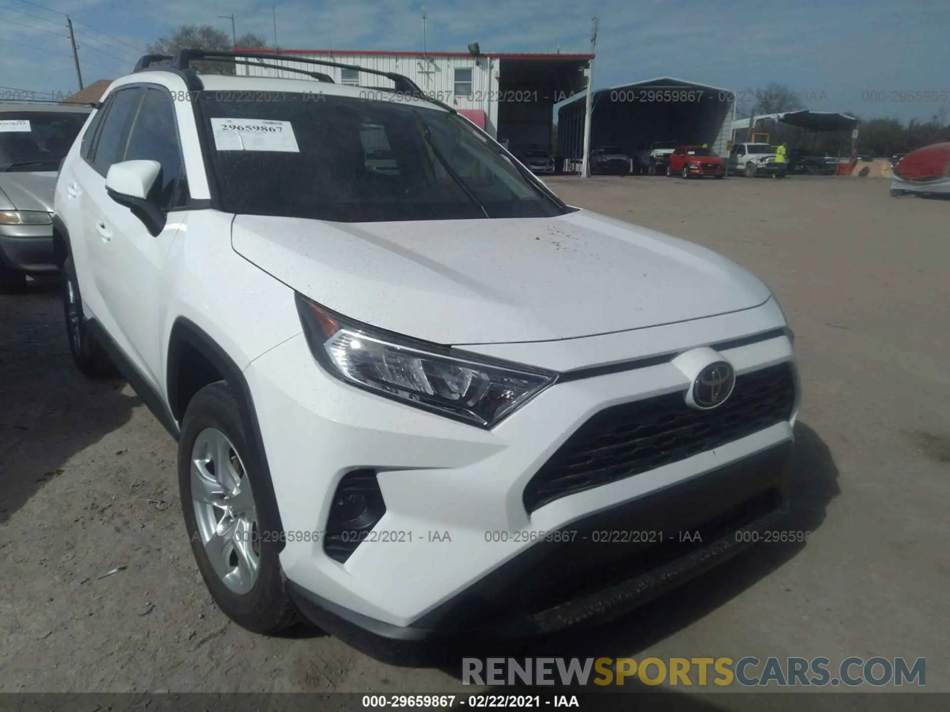 1 Photograph of a damaged car 2T3W1RFV4LC055258 TOYOTA RAV4 2020