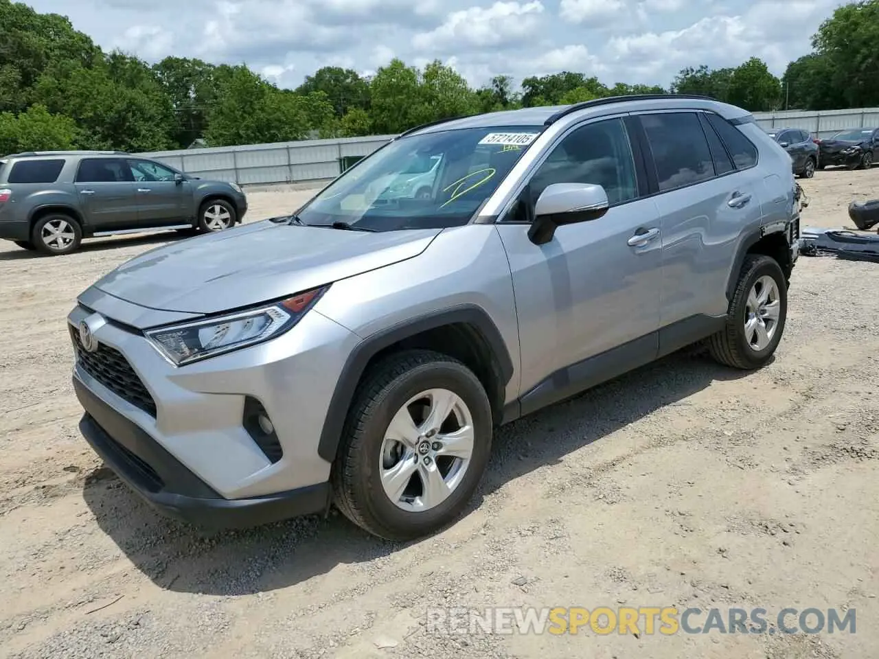 1 Photograph of a damaged car 2T3W1RFV4LC057916 TOYOTA RAV4 2020