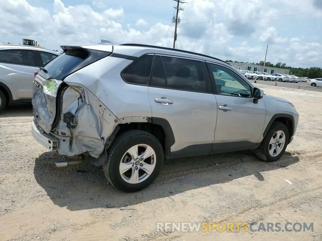 3 Photograph of a damaged car 2T3W1RFV4LC057916 TOYOTA RAV4 2020