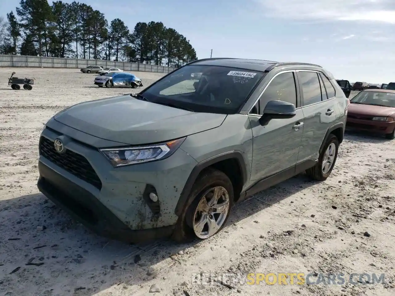 2 Photograph of a damaged car 2T3W1RFV4LC059021 TOYOTA RAV4 2020