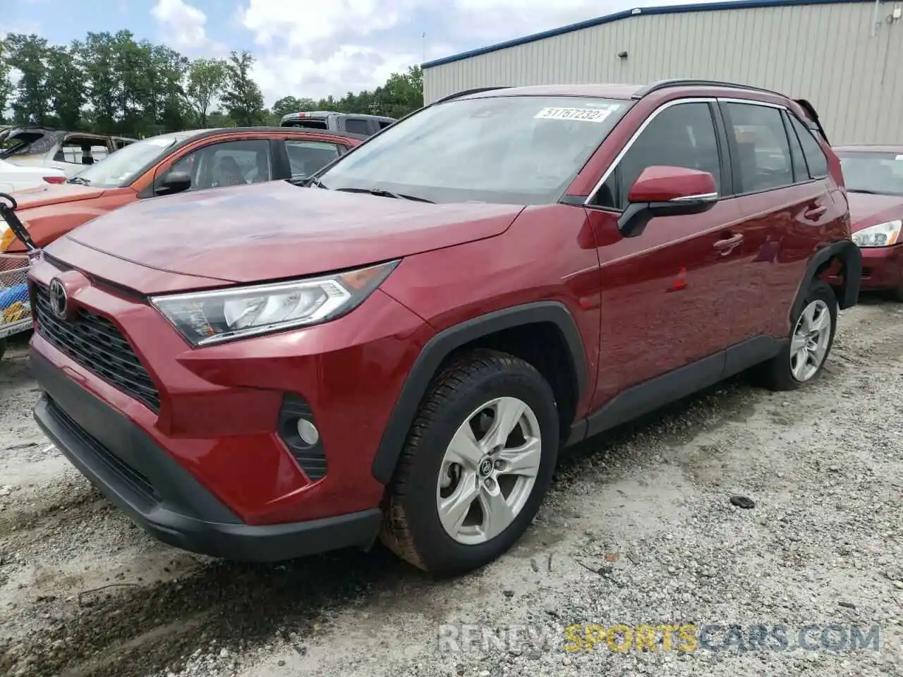 2 Photograph of a damaged car 2T3W1RFV4LC071539 TOYOTA RAV4 2020