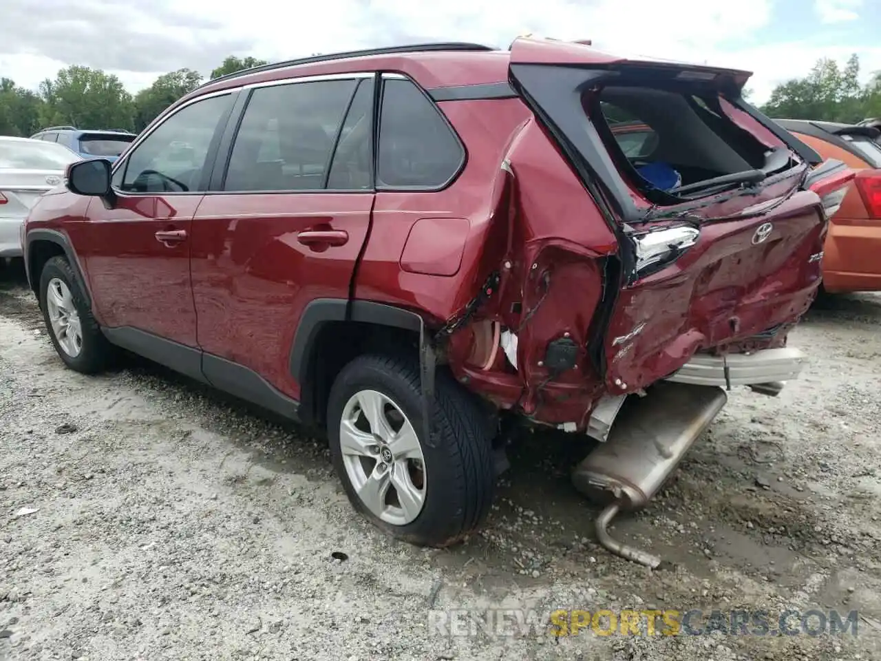 3 Photograph of a damaged car 2T3W1RFV4LC071539 TOYOTA RAV4 2020