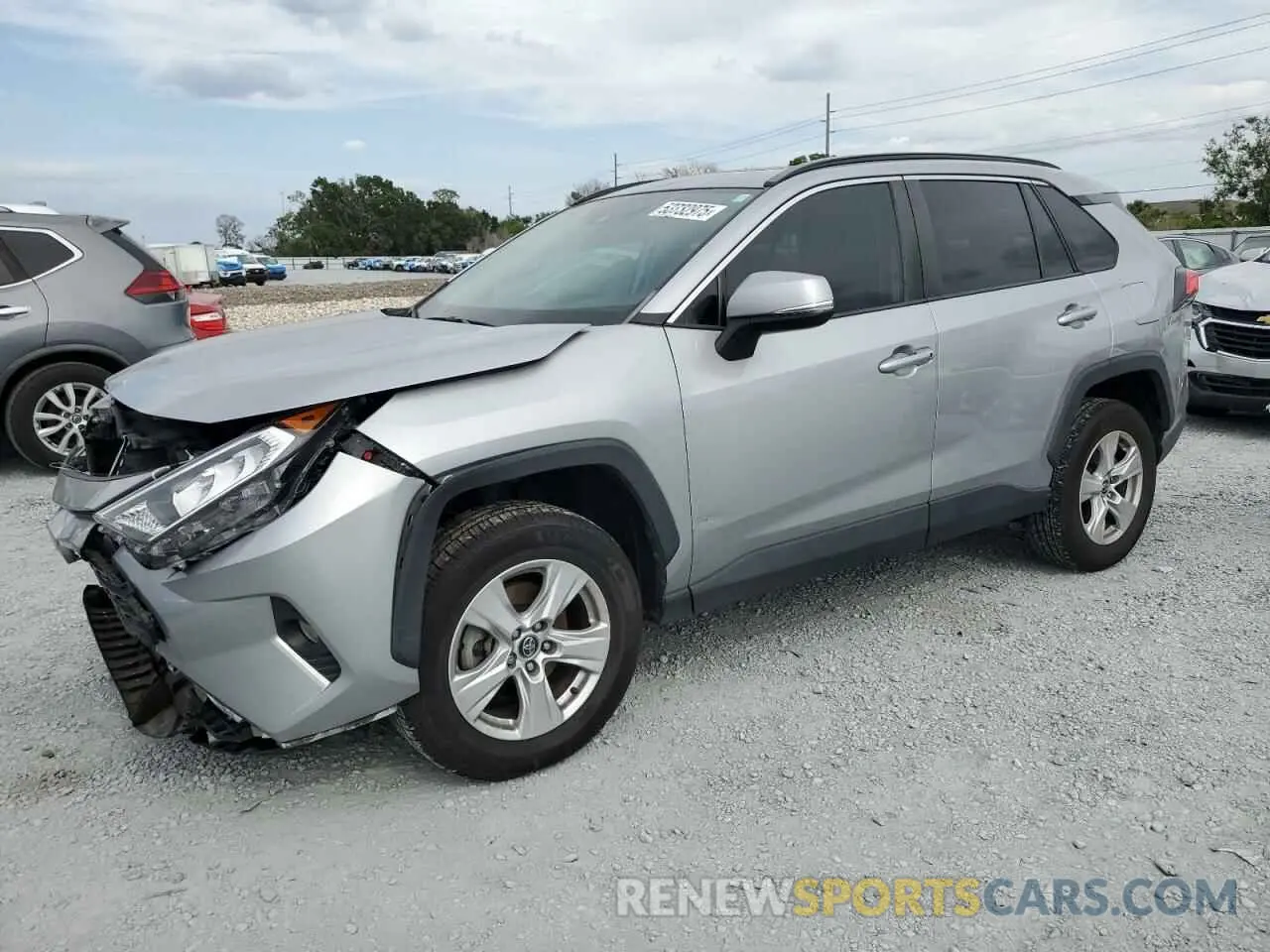 1 Photograph of a damaged car 2T3W1RFV4LC074991 TOYOTA RAV4 2020