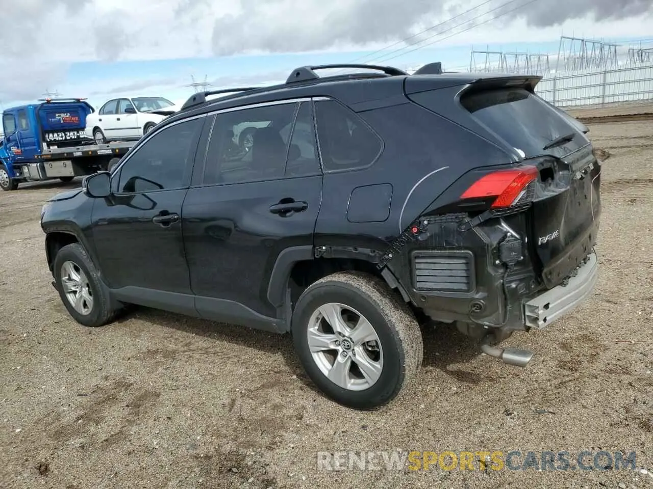 2 Photograph of a damaged car 2T3W1RFV4LW064167 TOYOTA RAV4 2020