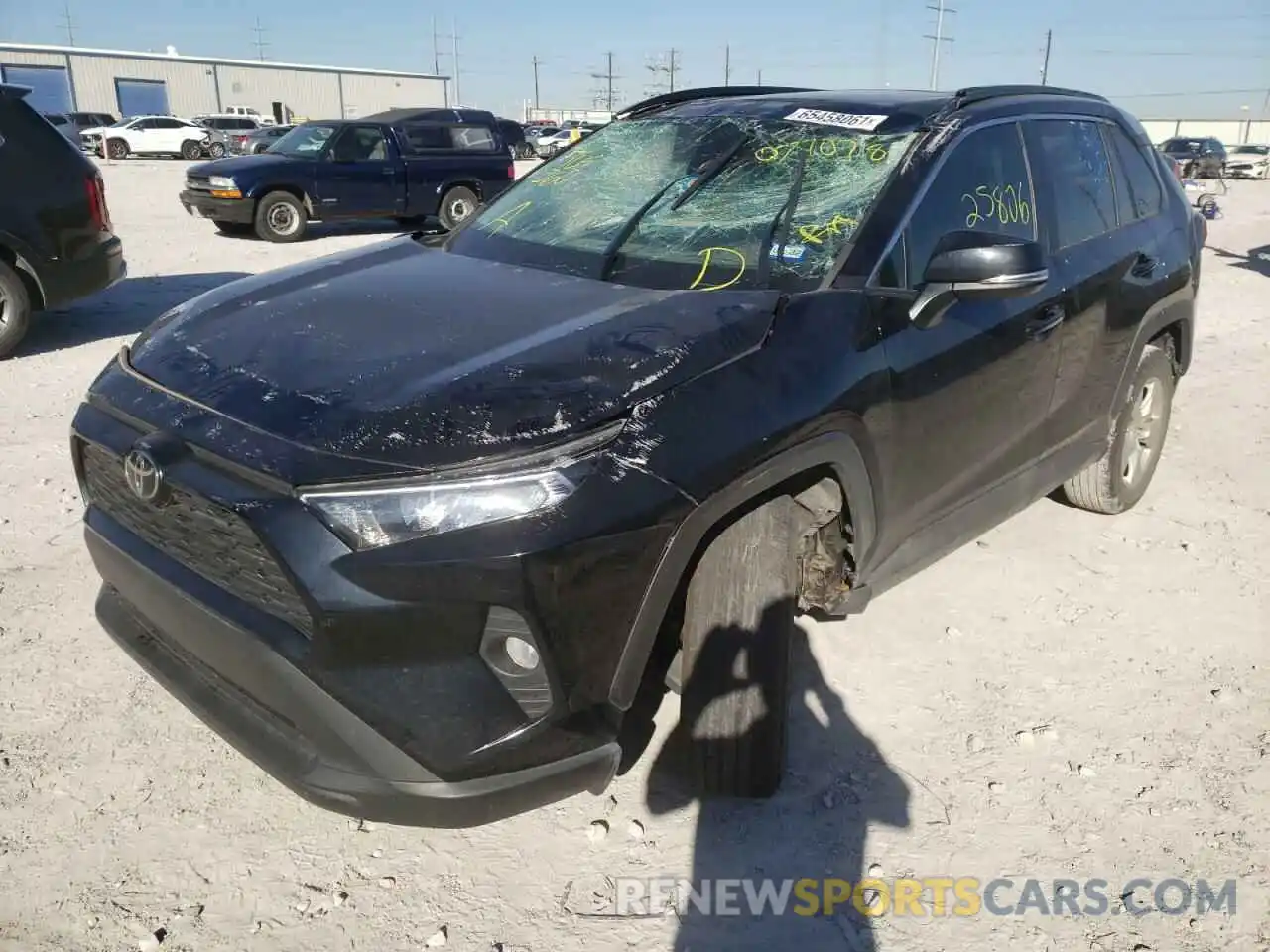 2 Photograph of a damaged car 2T3W1RFV4LW077078 TOYOTA RAV4 2020