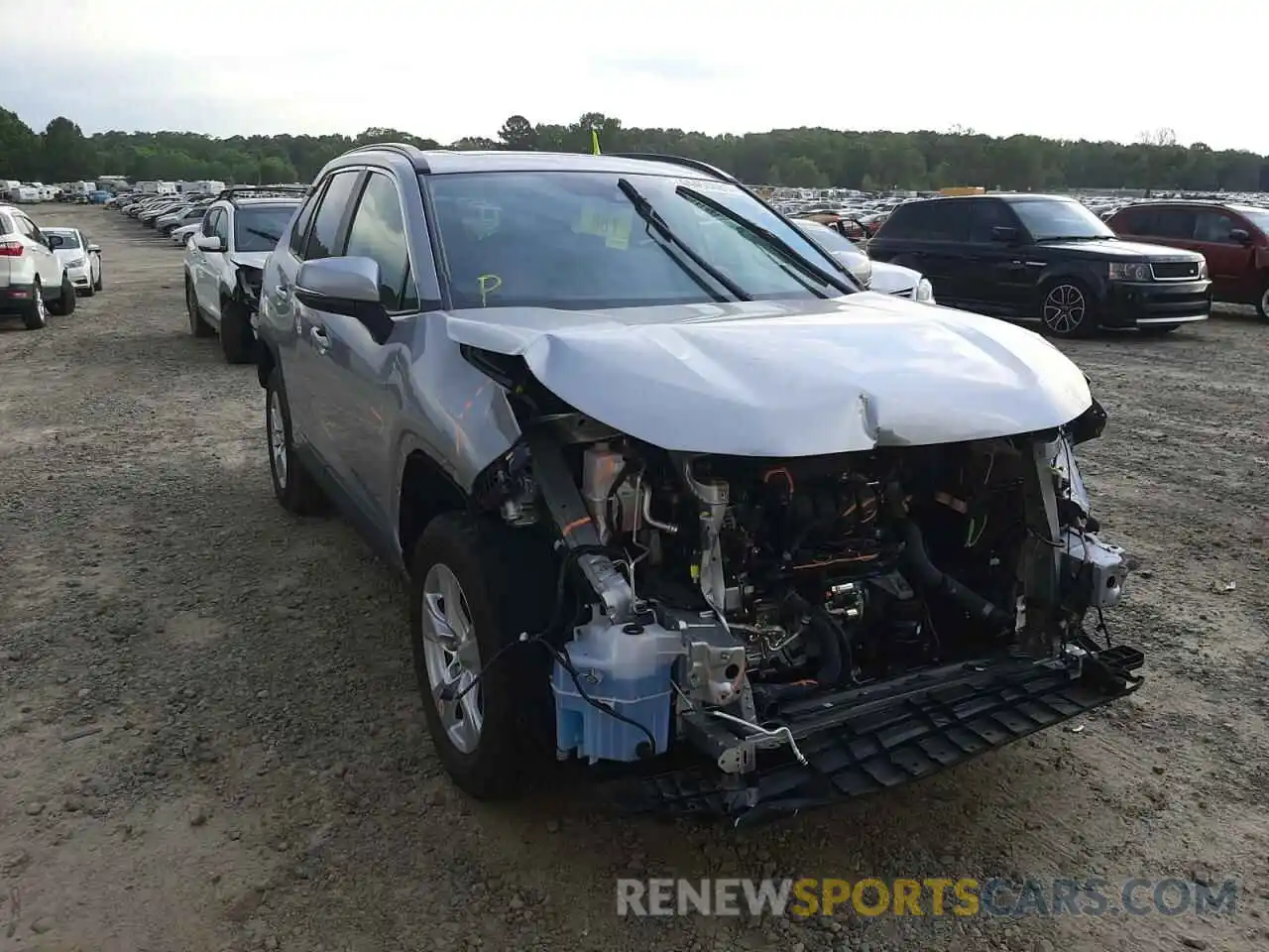 1 Photograph of a damaged car 2T3W1RFV4LW082474 TOYOTA RAV4 2020