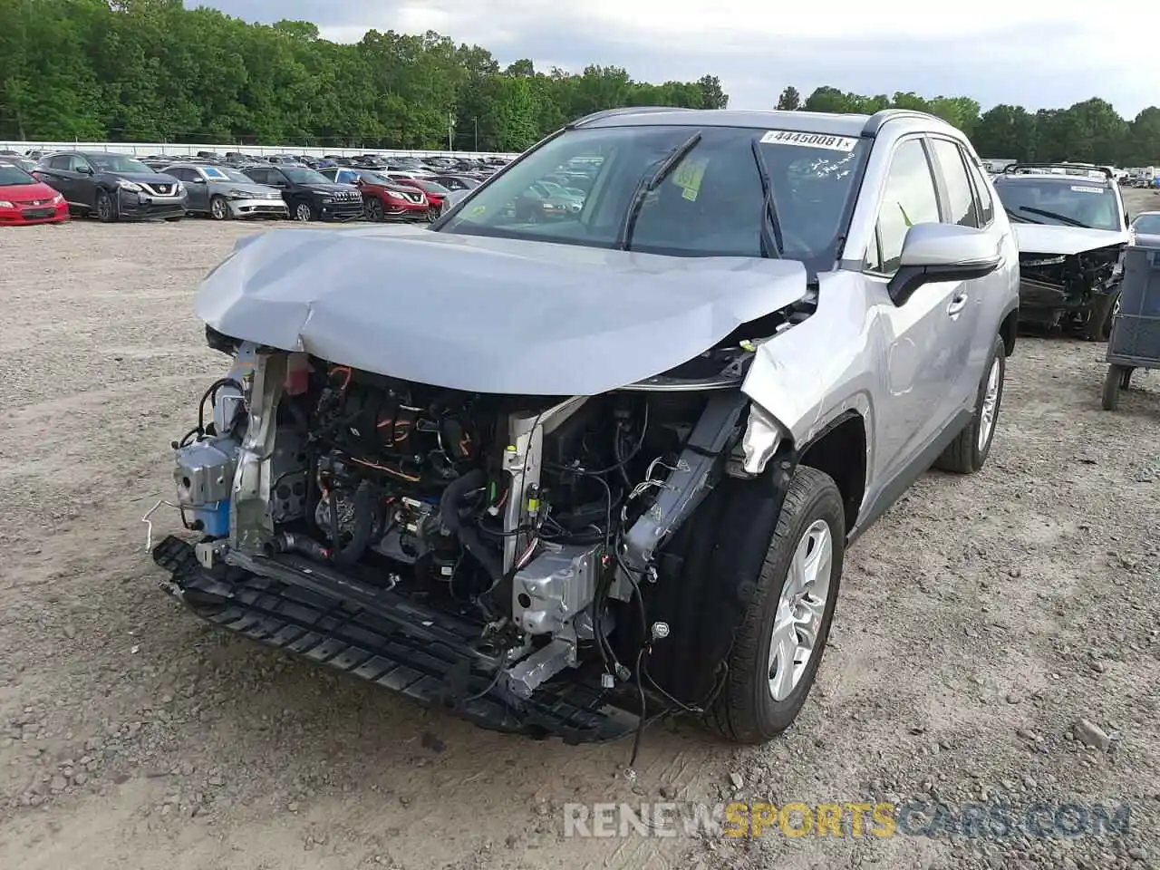 2 Photograph of a damaged car 2T3W1RFV4LW082474 TOYOTA RAV4 2020