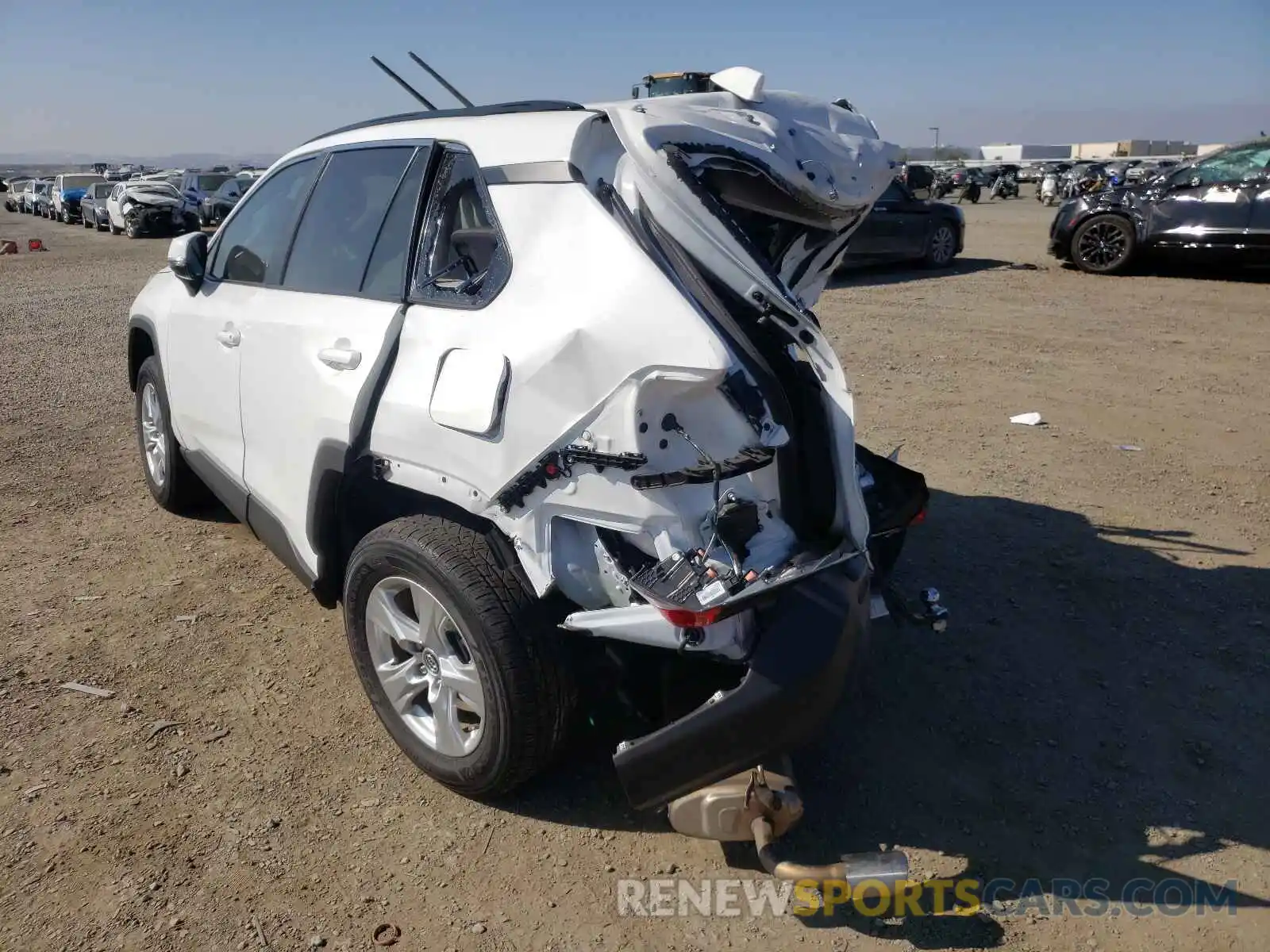 3 Photograph of a damaged car 2T3W1RFV4LW090378 TOYOTA RAV4 2020