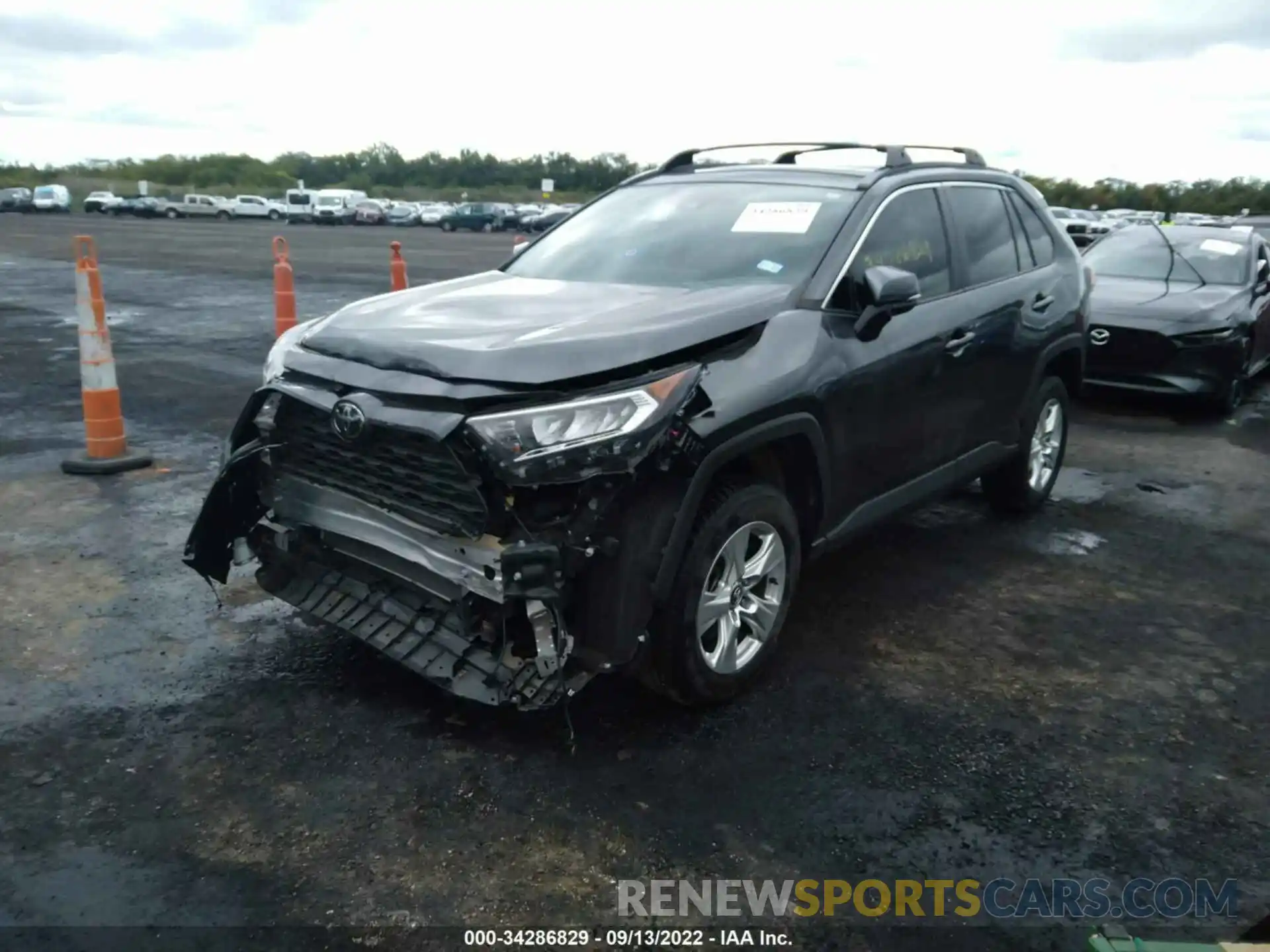 2 Photograph of a damaged car 2T3W1RFV5LC045287 TOYOTA RAV4 2020