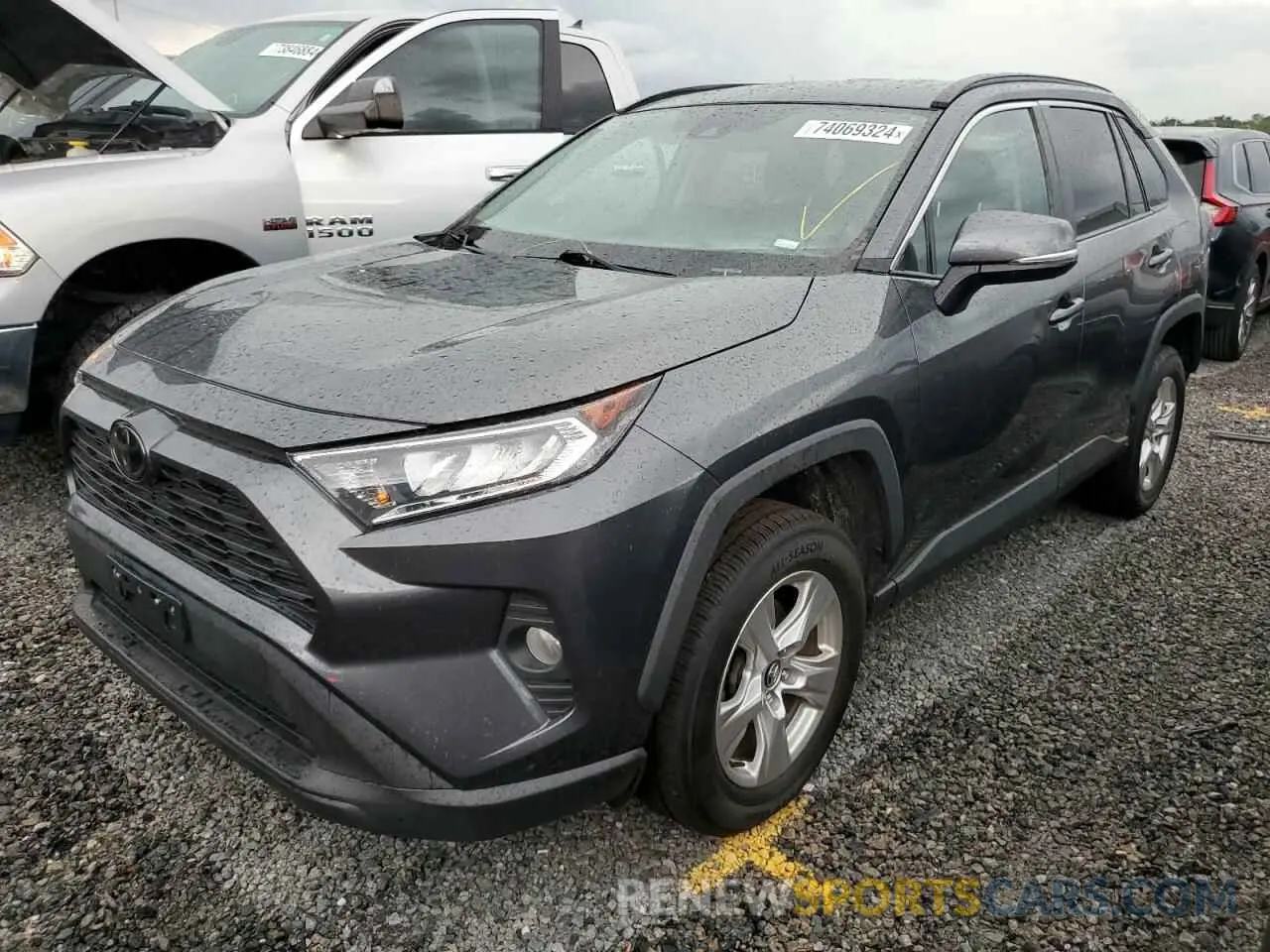 1 Photograph of a damaged car 2T3W1RFV5LC053213 TOYOTA RAV4 2020