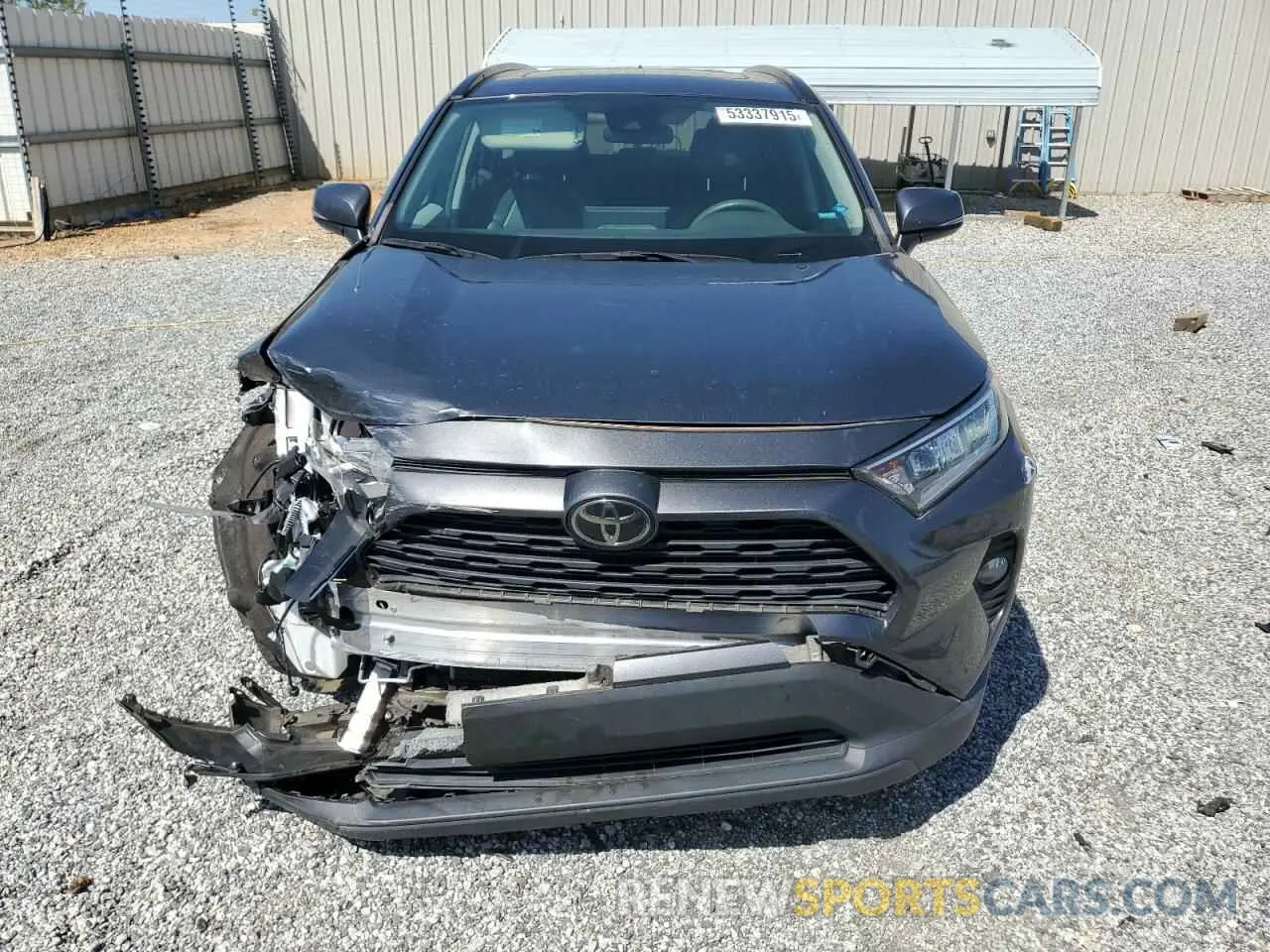 5 Photograph of a damaged car 2T3W1RFV5LC054877 TOYOTA RAV4 2020