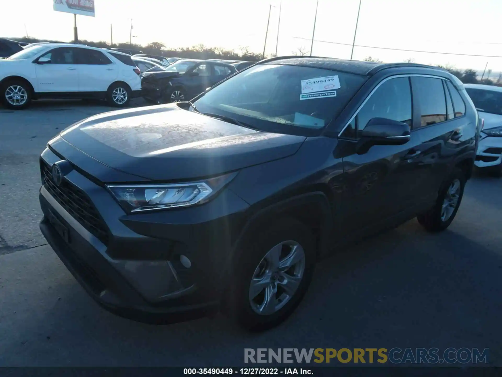 2 Photograph of a damaged car 2T3W1RFV5LC058119 TOYOTA RAV4 2020