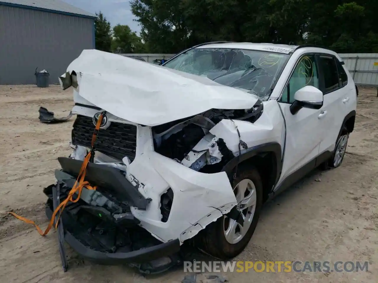 2 Photograph of a damaged car 2T3W1RFV5LC067886 TOYOTA RAV4 2020