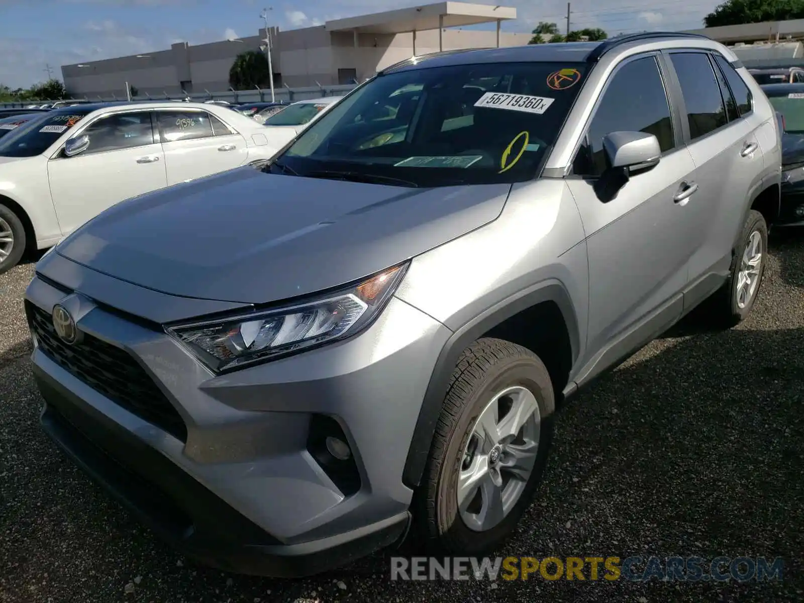 2 Photograph of a damaged car 2T3W1RFV5LC081917 TOYOTA RAV4 2020