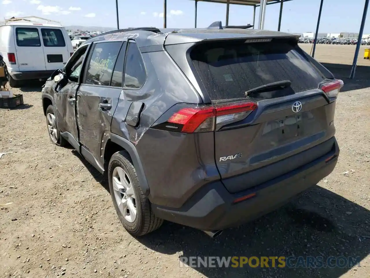 3 Photograph of a damaged car 2T3W1RFV5LW085898 TOYOTA RAV4 2020