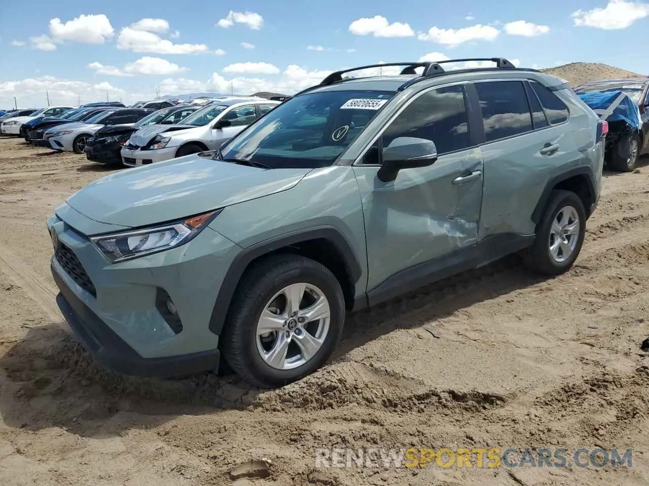 1 Photograph of a damaged car 2T3W1RFV5LW090468 TOYOTA RAV4 2020