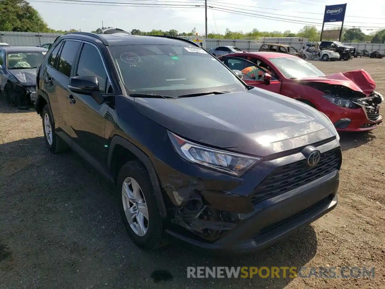 1 Photograph of a damaged car 2T3W1RFV6LC033472 TOYOTA RAV4 2020