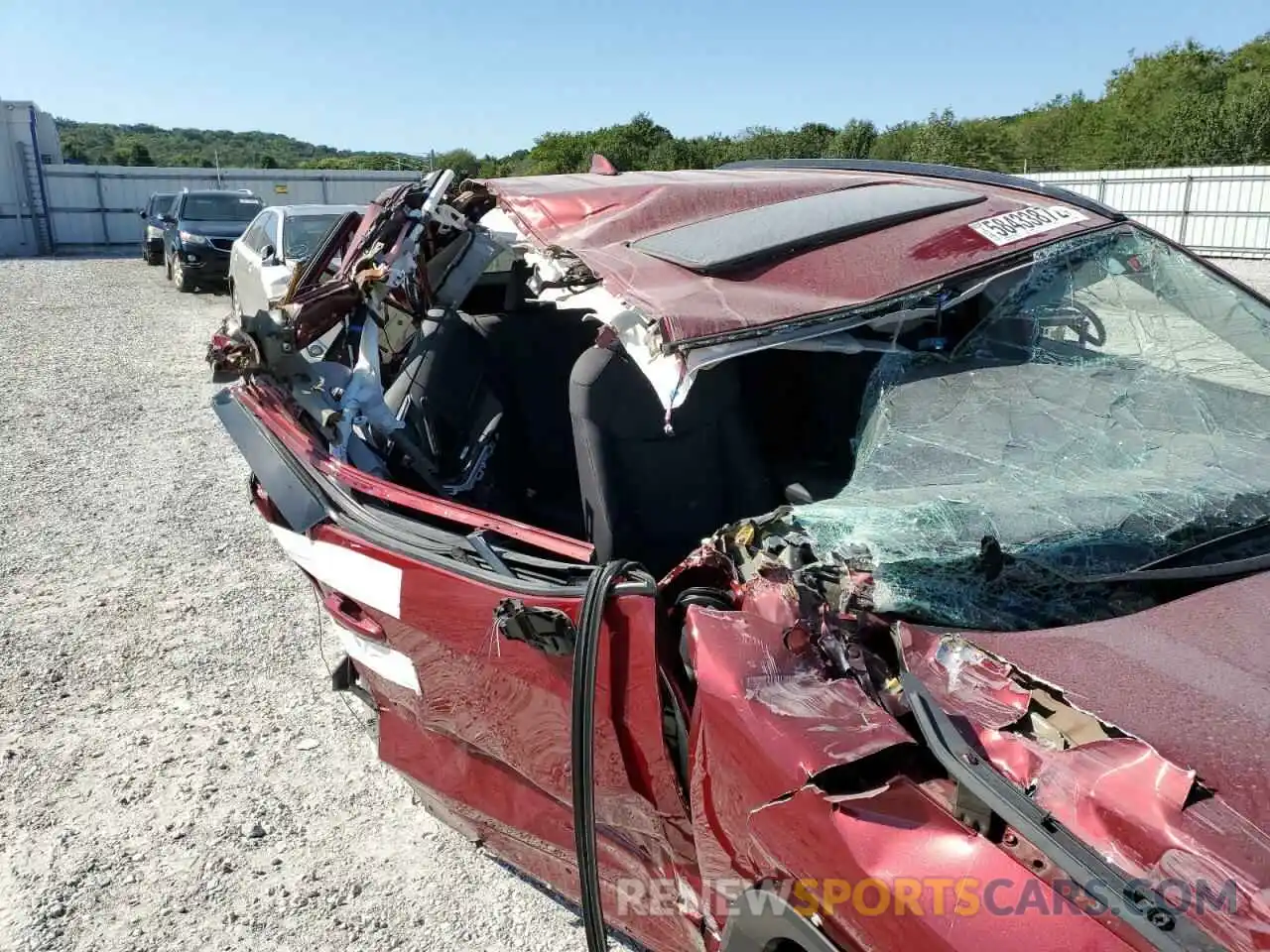 9 Photograph of a damaged car 2T3W1RFV6LC036520 TOYOTA RAV4 2020