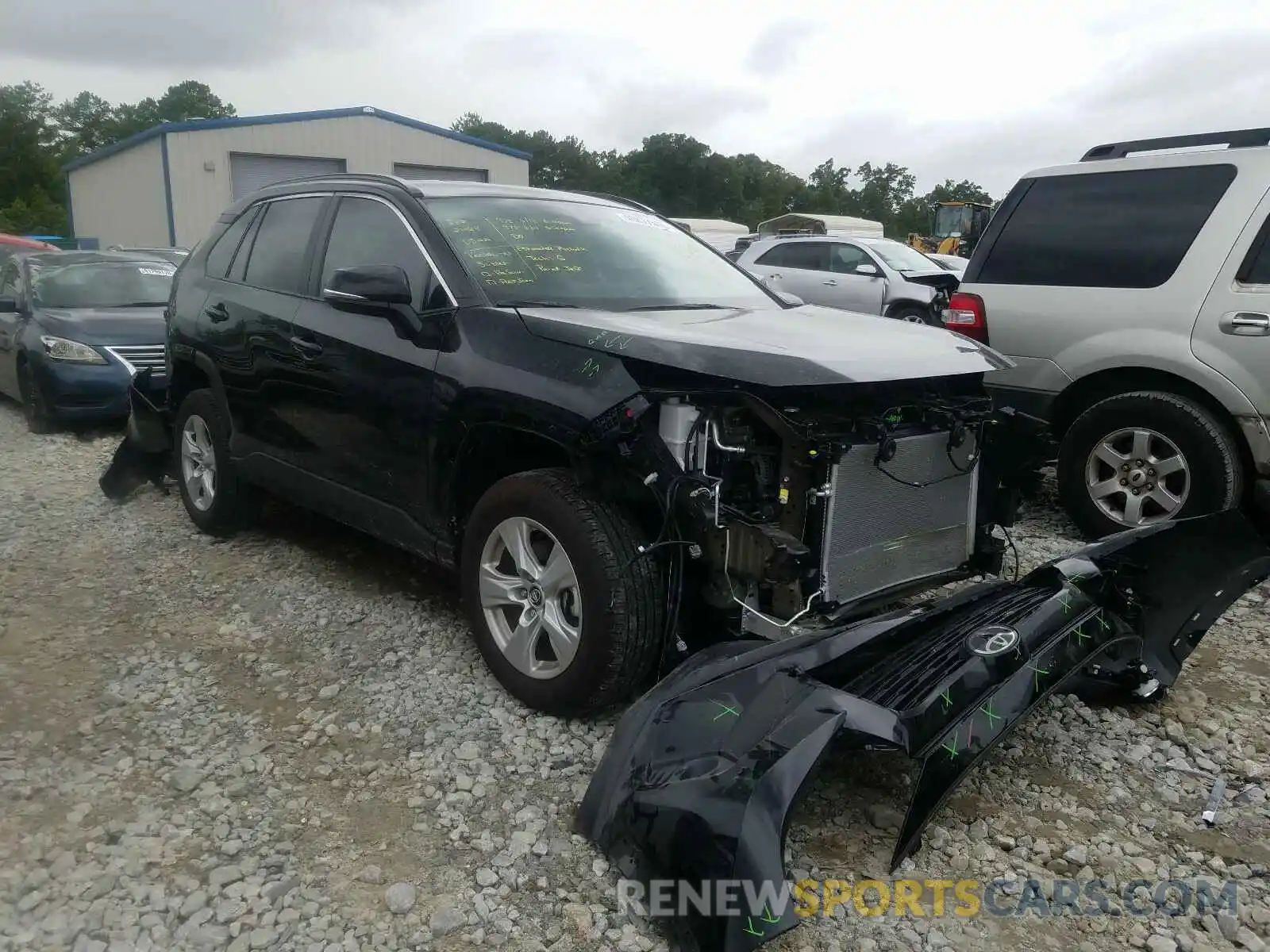 1 Photograph of a damaged car 2T3W1RFV6LC038574 TOYOTA RAV4 2020