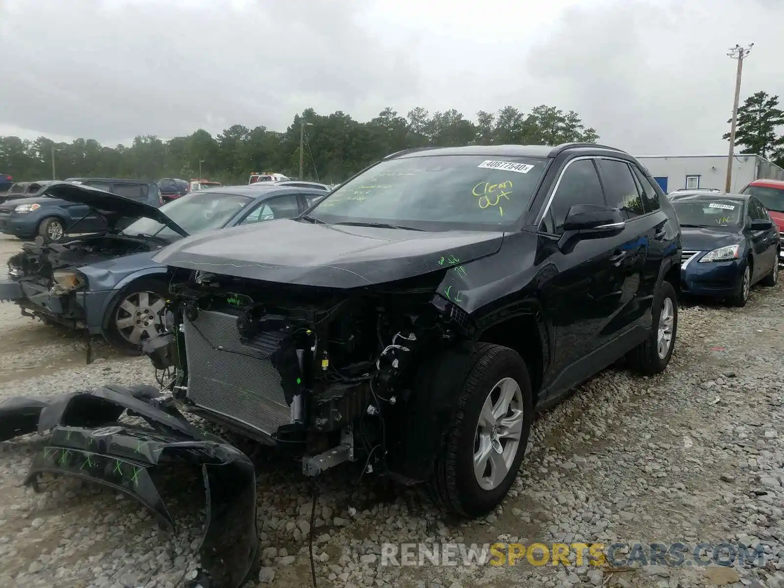 2 Photograph of a damaged car 2T3W1RFV6LC038574 TOYOTA RAV4 2020