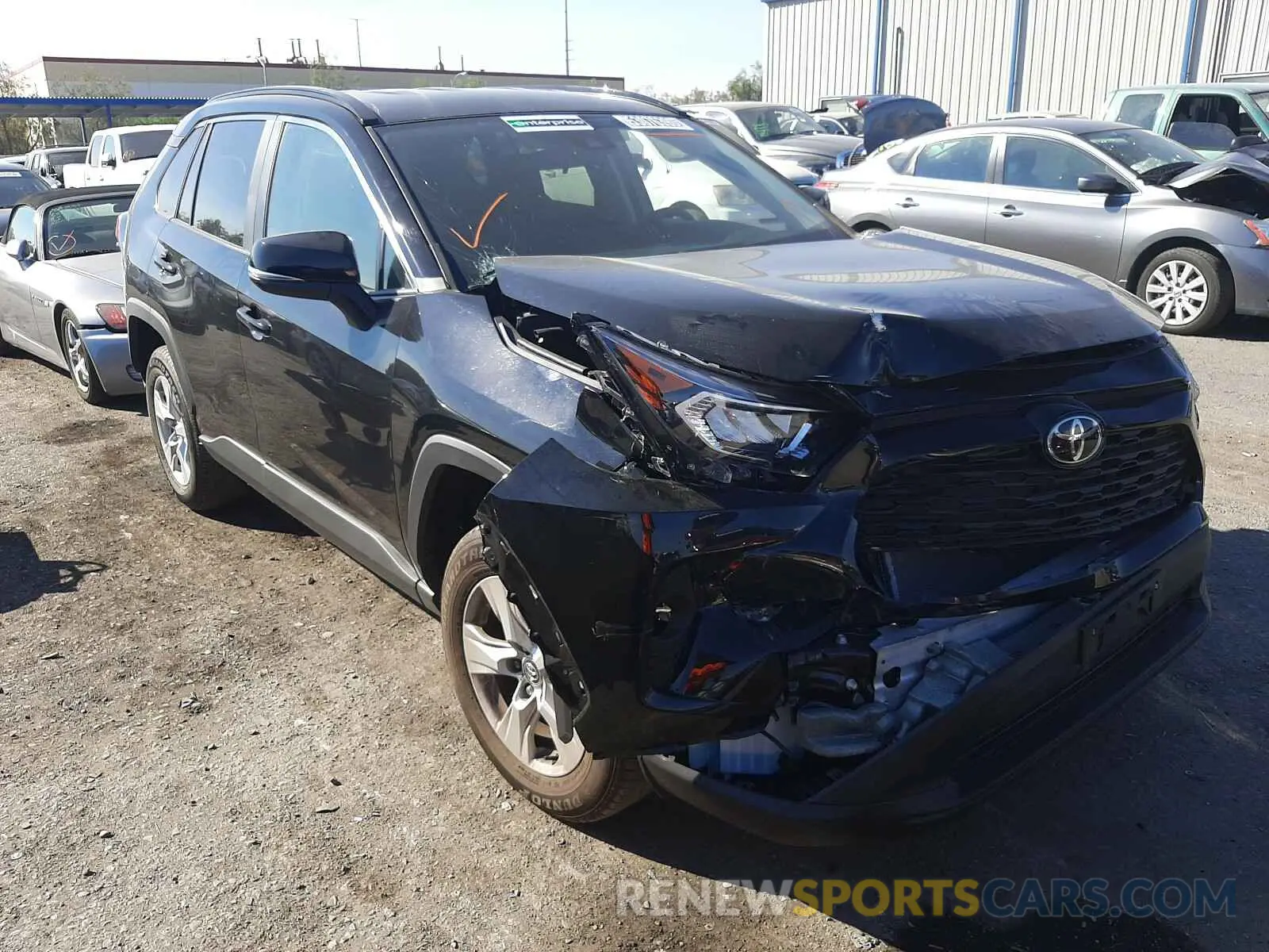 1 Photograph of a damaged car 2T3W1RFV6LC051650 TOYOTA RAV4 2020