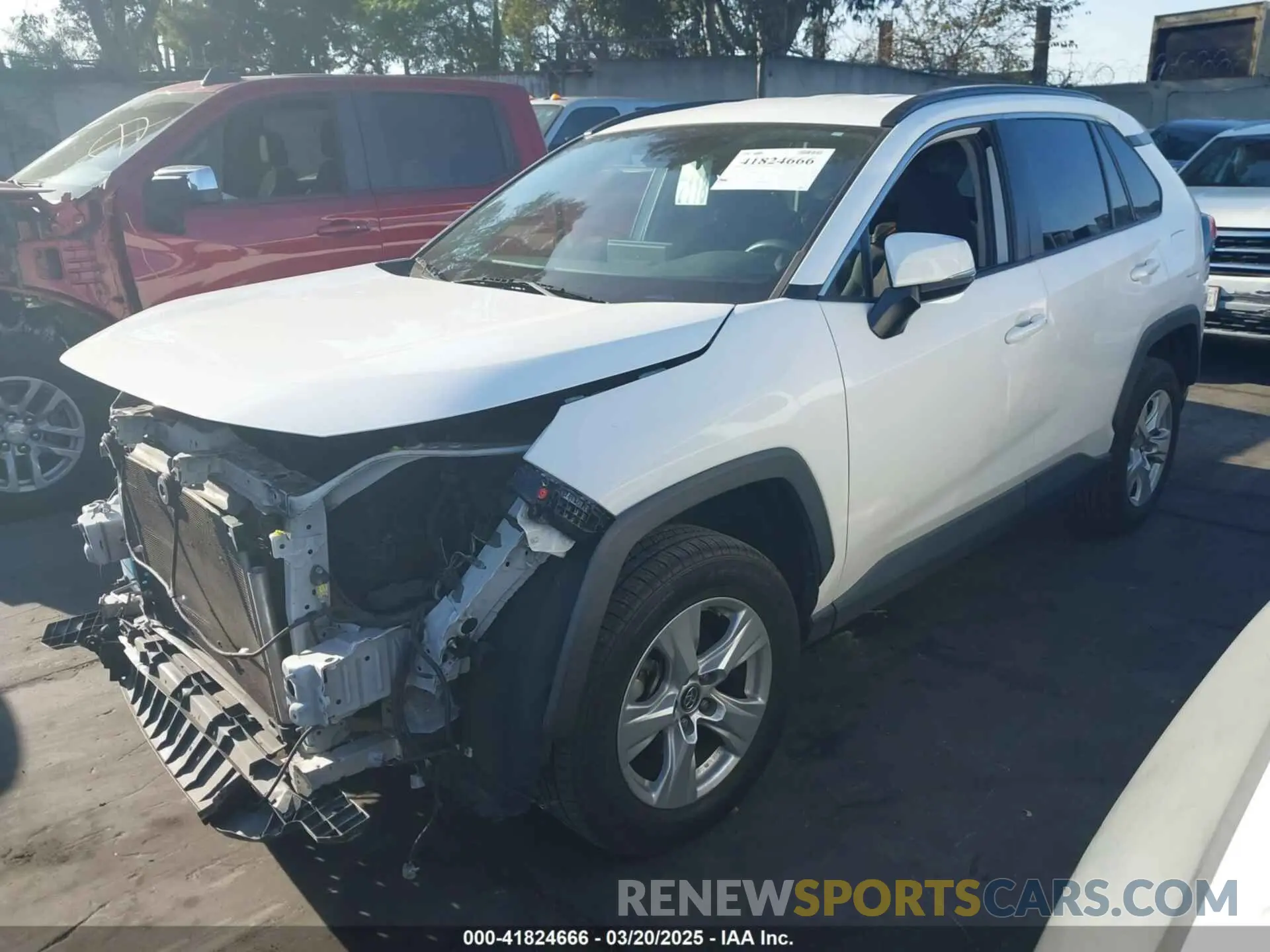 2 Photograph of a damaged car 2T3W1RFV6LC055116 TOYOTA RAV4 2020