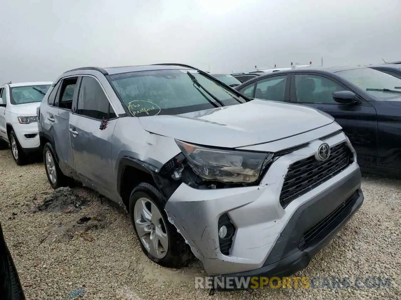 1 Photograph of a damaged car 2T3W1RFV6LC069470 TOYOTA RAV4 2020