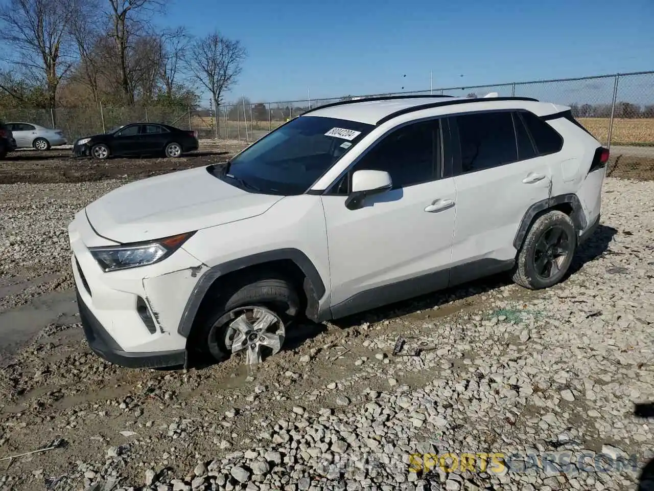 1 Photograph of a damaged car 2T3W1RFV6LW068477 TOYOTA RAV4 2020